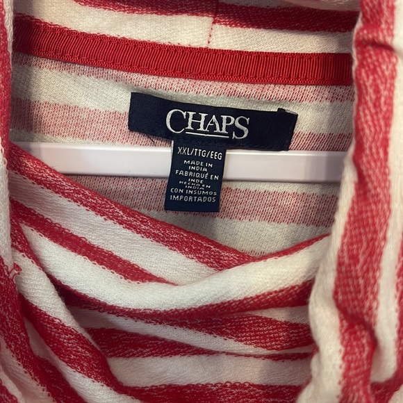 XXL Chaps Mock Neck Pullover - Picture 3 of 5